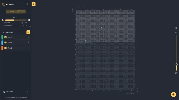 LifeGrid screenshot